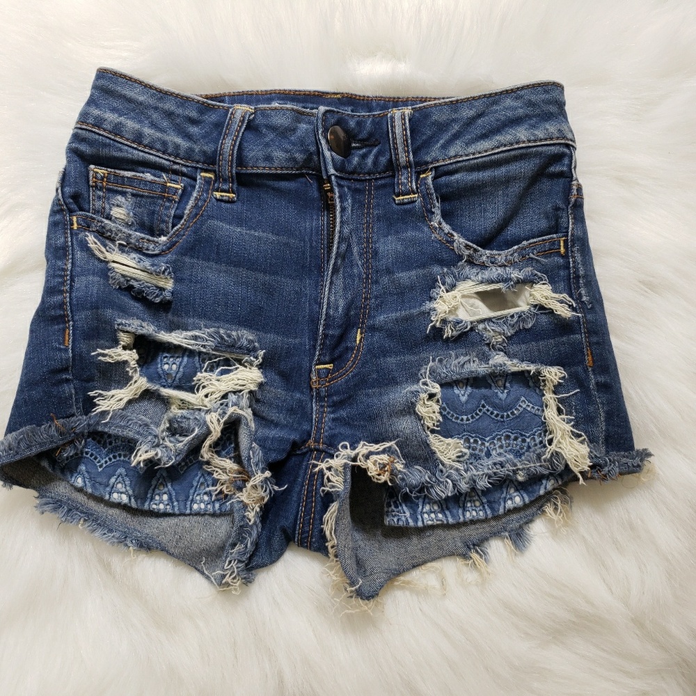 American Eagle Outfitters Jean shorts size 0